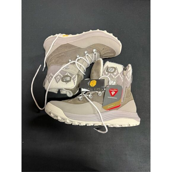 New Merrell Siren 4 Thermo Mid Zip Waterproof Boots 10 Moon - Picture 3 of 7